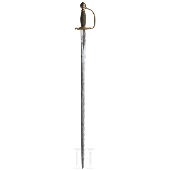 Milit&auml;rischer Degen, deutsch, um 1720