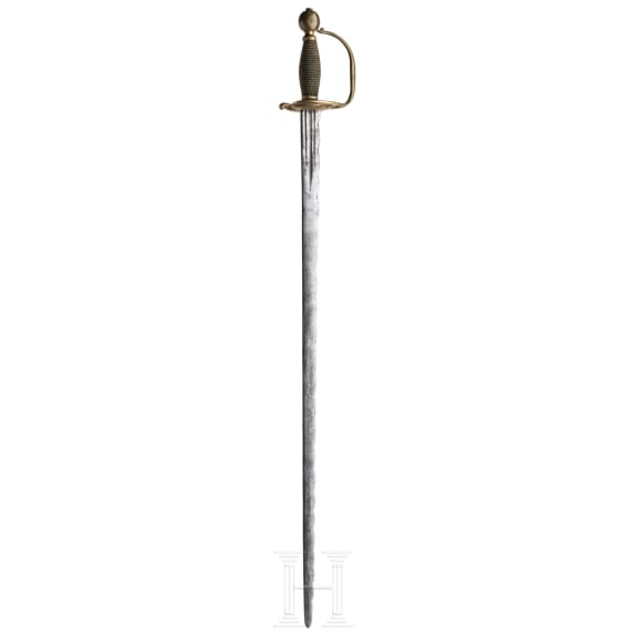 Milit&auml;rischer Degen, deutsch, um 1720