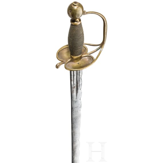 Milit&auml;rischer Degen, deutsch, um 1720