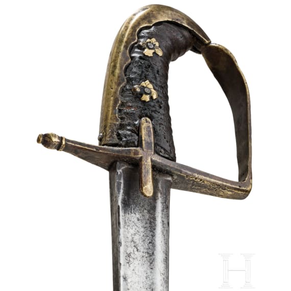 Husarischer S&auml;bel, s&uuml;ddeutsch/&ouml;stereichisch, um 1720