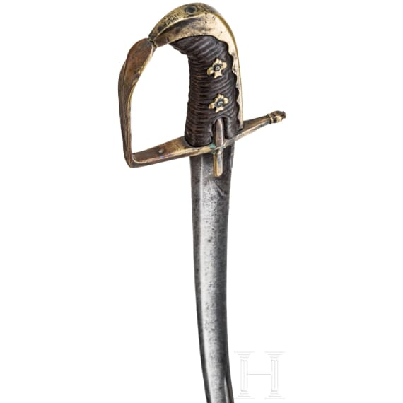 Husarischer S&auml;bel, s&uuml;ddeutsch/&ouml;stereichisch, um 1720
