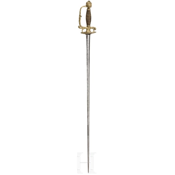 Milit&auml;rischer Degen, Frankreich um 1720