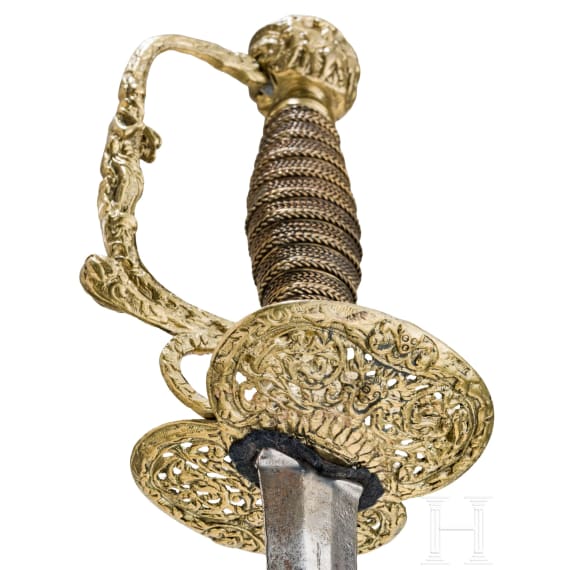 Milit&auml;rischer Degen, Frankreich um 1720