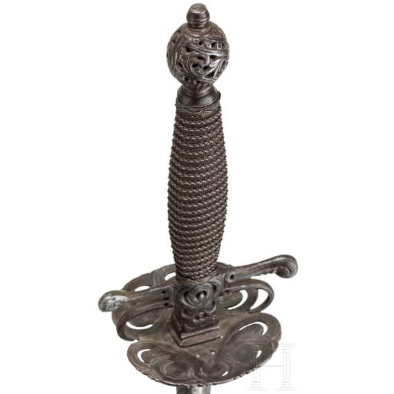 Eisengeschnittener Degen, Frankreich, um 1720