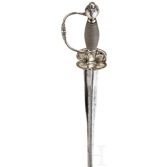 Silbermontierter Degen, Holland oder Frankreich, um 1720