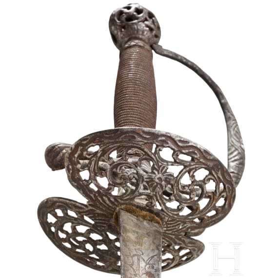 Galanteriedegen, fl&auml;misch oder franz&ouml;sisch, um 1730