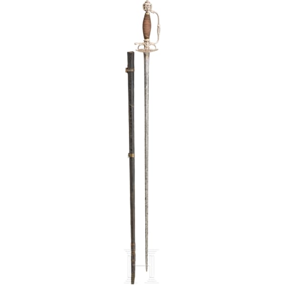 Silbermontierter Galadegen, Italien, um 1730/40