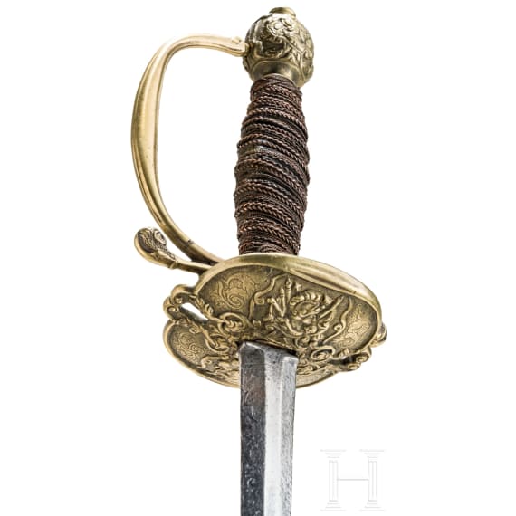 Offiziersdegen, deutsch, um 1740