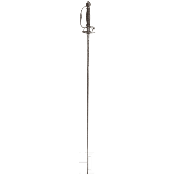 A Flemish small-sword with an older Spanish blade by Tomas Aiala of Toledo, mid 18th century