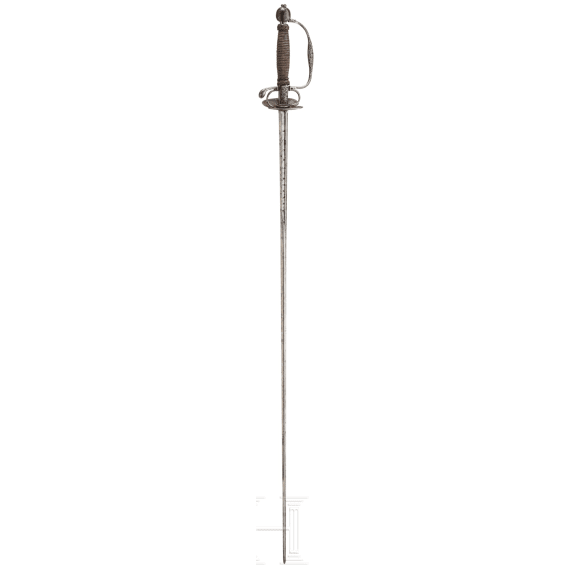 A Flemish small-sword with an older Spanish blade by Tomas Aiala of Toledo, mid 18th century