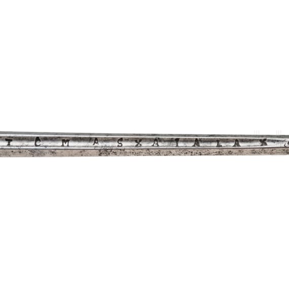 A Flemish small-sword with an older Spanish blade by Tomas Aiala of Toledo, mid 18th century