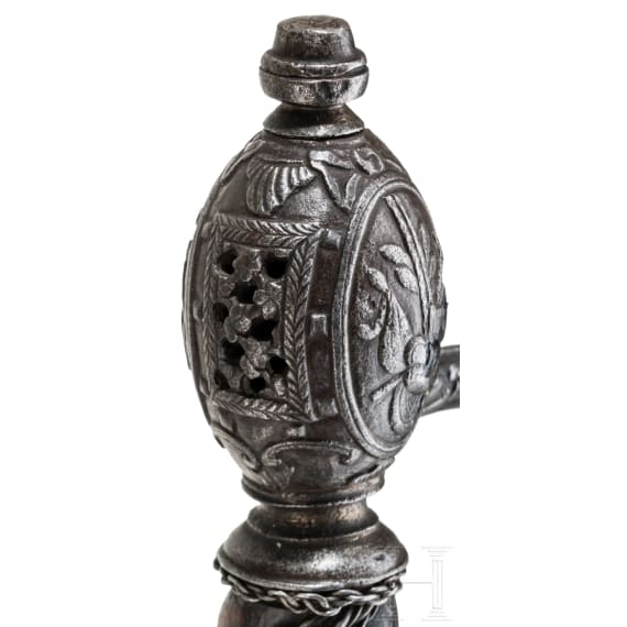 A German smallsword with chiseled hilt, ca. 1760