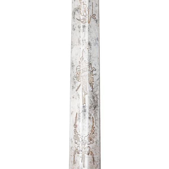 A German smallsword with chiseled hilt, ca. 1760