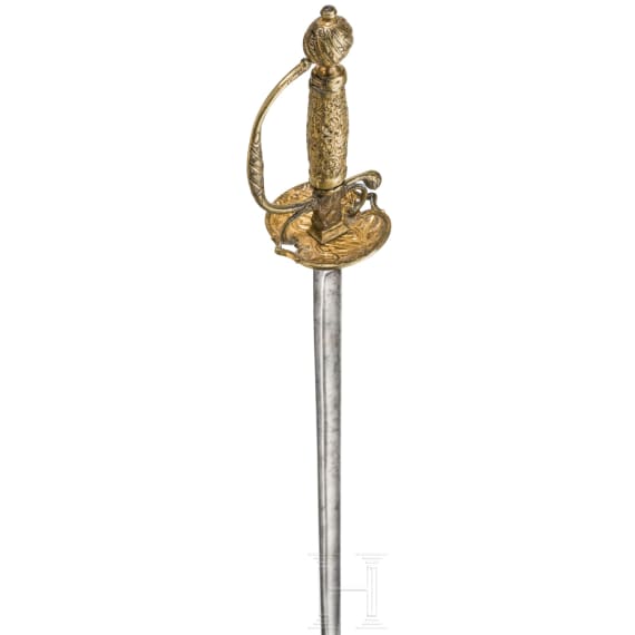 A German small-sword, circa 1760