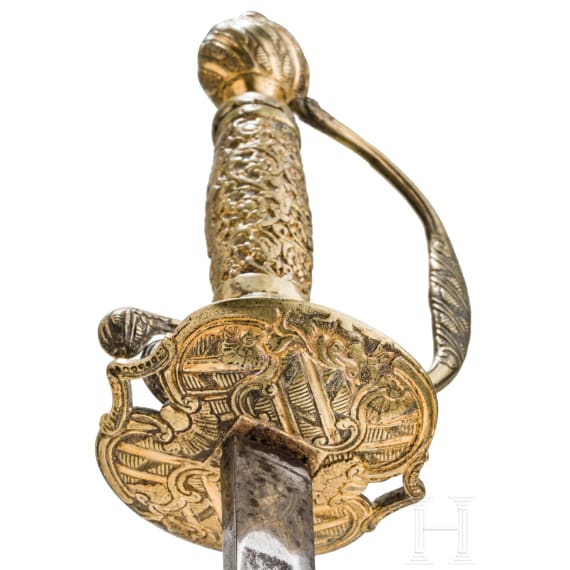 A German small-sword, circa 1760