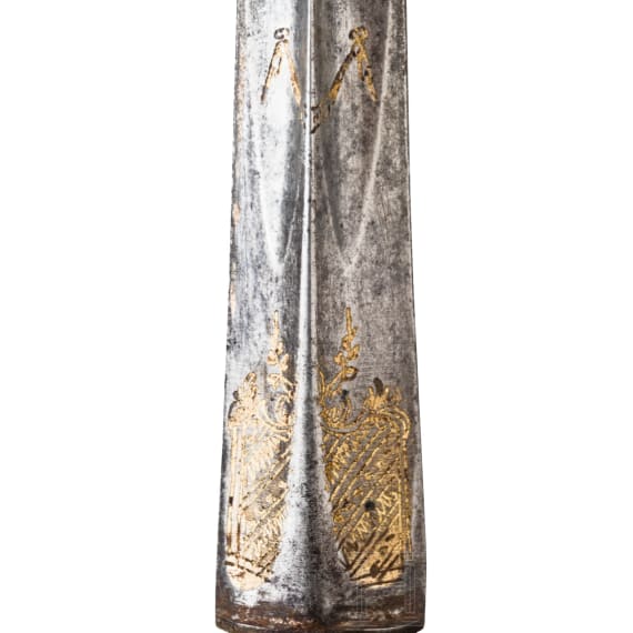 A silver mounted French smallsword, ca. 1800
