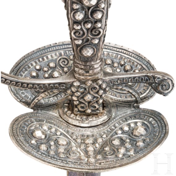 A French silver mounted smallsword, ca. 1800