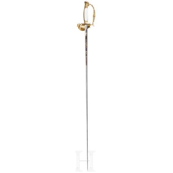 A French officer's smallsword, restauration period