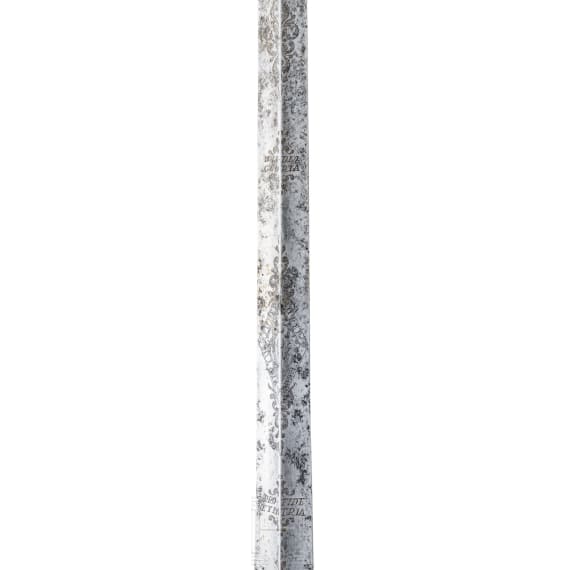 A Solingen campaign sword blade by Wilhelm Wirsberg, ca. 1630