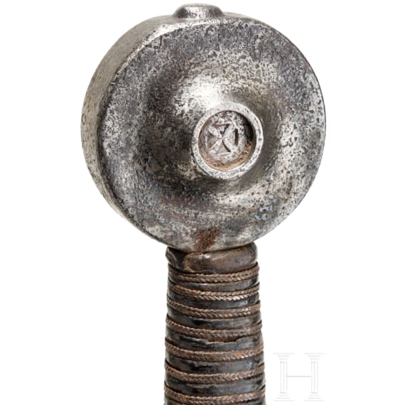 A knightly sword in German 1400s style, Victorian reproduction, ca. 1900
