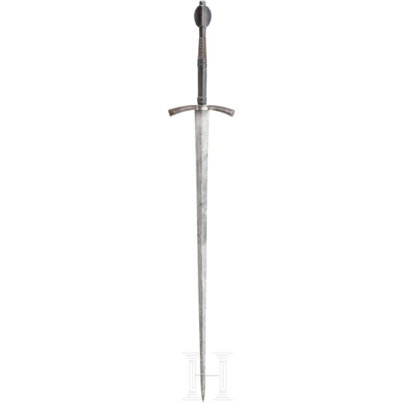 A Victorian knightly sword in 1460s style, ca. 1900