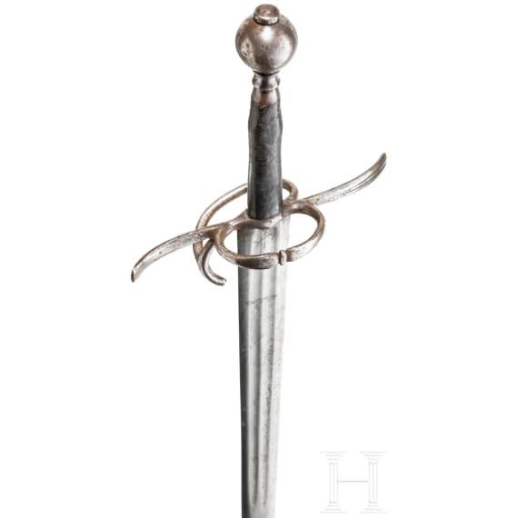 A hand-and-a-half sword, collector's replica in the style of around 1530