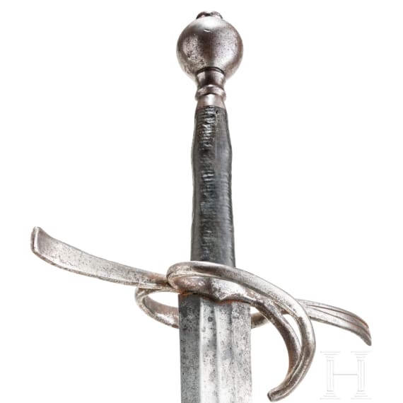 A hand-and-a-half sword, collector's replica in the style of around 1530
