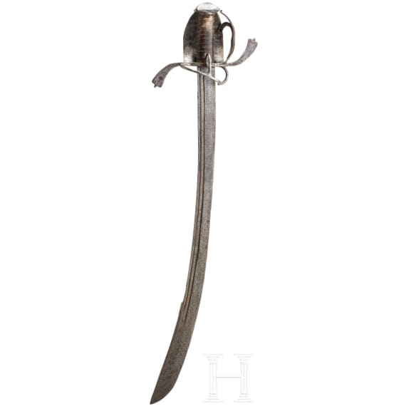 A Victorian campaign saber (dusack) in 1580s style, ca. 1900
