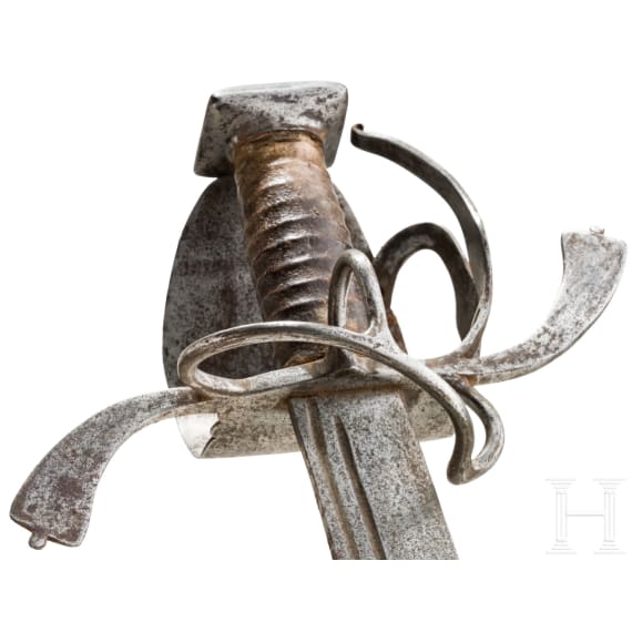 A Victorian campaign saber (dusack) in 1580s style, ca. 1900