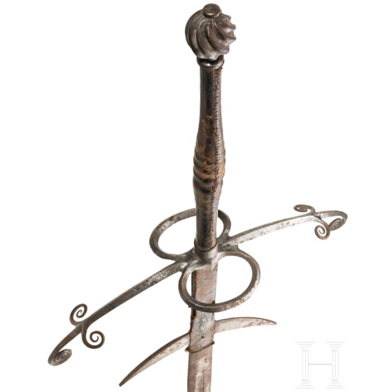 A German double-handed sword in the style of ca. 1580, circa 1900