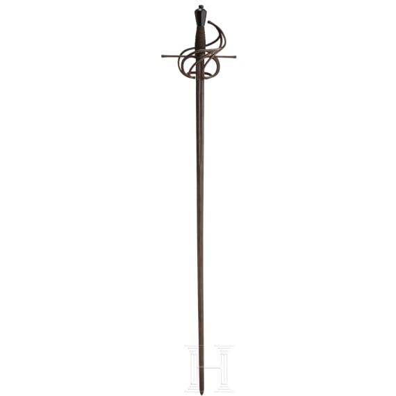 A German military rapier in the style of around 1600, 19th century