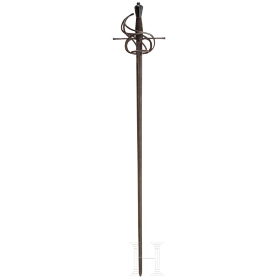 A German military rapier in the style of around 1600, 19th century