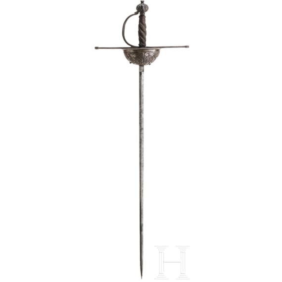 An Victorian cup-hilt-rapier in Italian 1650s style, ca. 1900