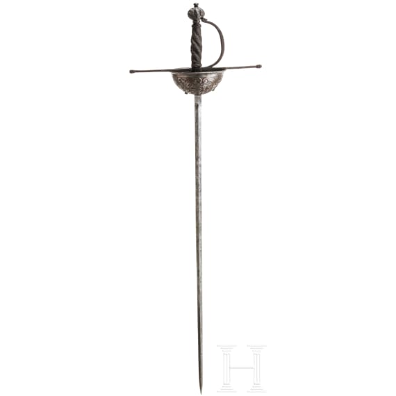 An Victorian cup-hilt-rapier in Italian 1650s style, ca. 1900