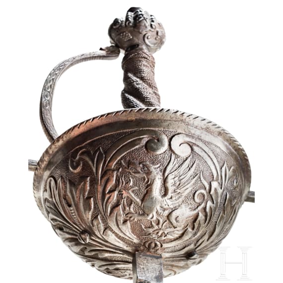 An Victorian cup-hilt-rapier in Italian 1650s style, ca. 1900
