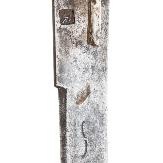 A Victorian hussar's saber in 17th century style, modern replica