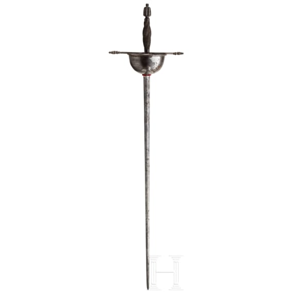 A Spanish cup hilt rapier in the style of the late 17th-century, circa 1900