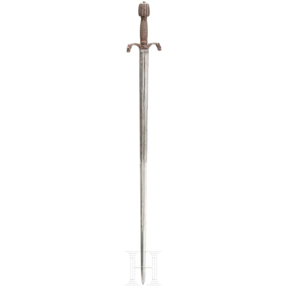 A German decorative sword with Saxon arms, ca. 1880