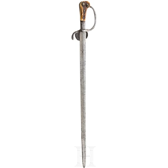 An Austrian hunting sword, first half of the 17th century