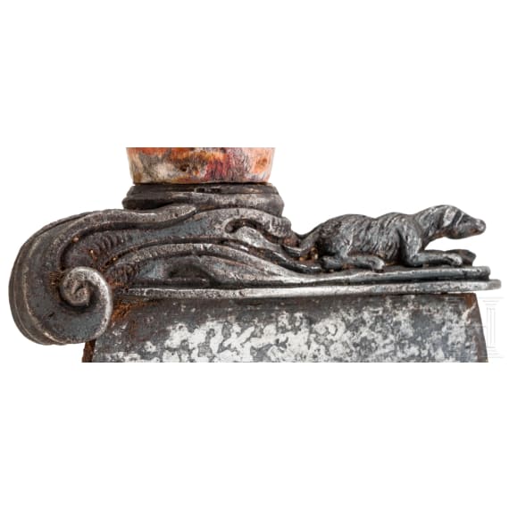 A German butchering knife, circa 1700