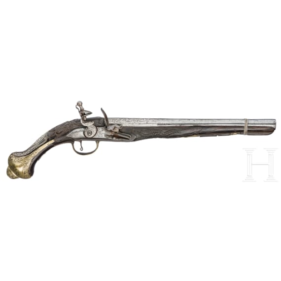 A flintlock pistol, Balkans, 19th century