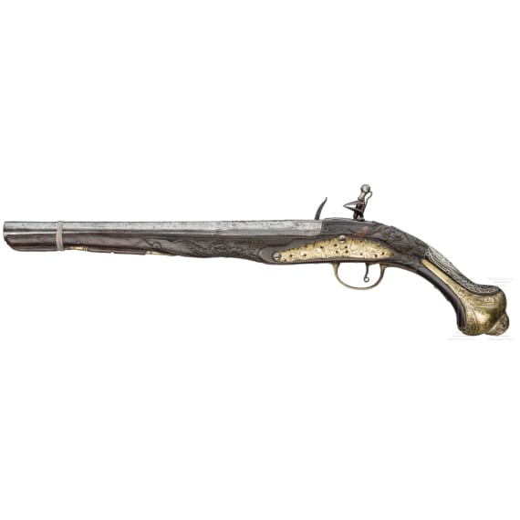 A flintlock pistol, Balkans, 19th century