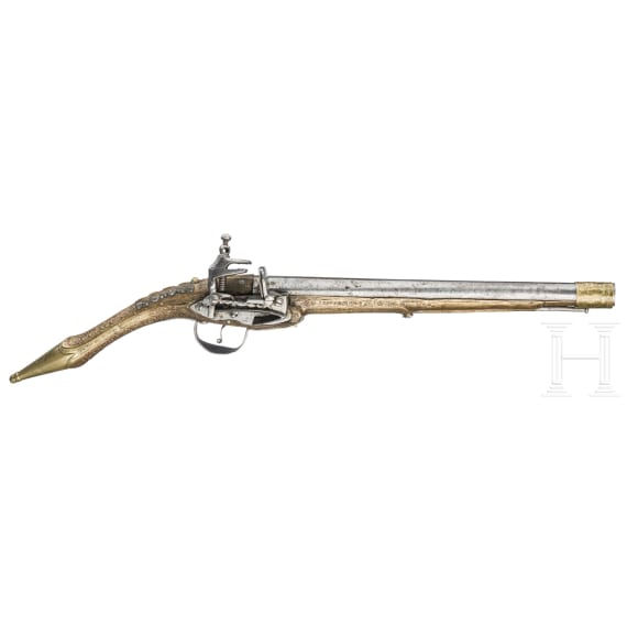An Albanian miquelet lock pistol, 19th century