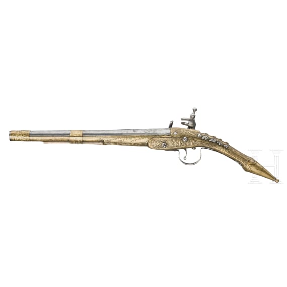 An Albanian miquelet lock pistol, 19th century