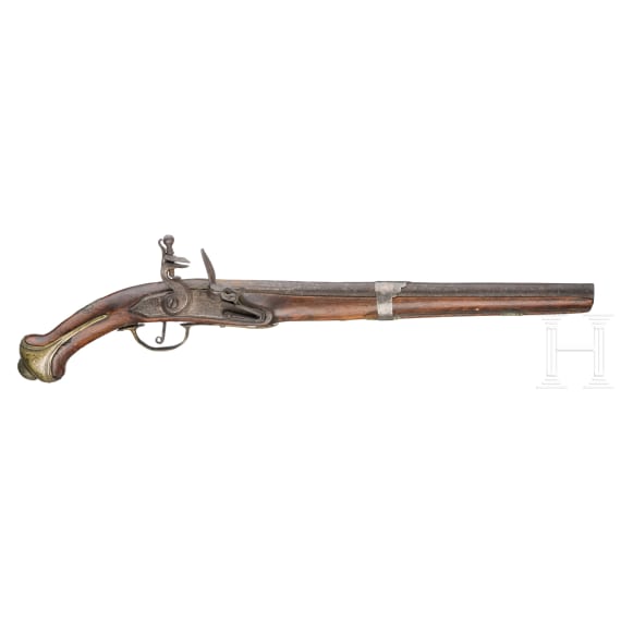 A Balkan-Turkish flintlock pistol, circa 1850