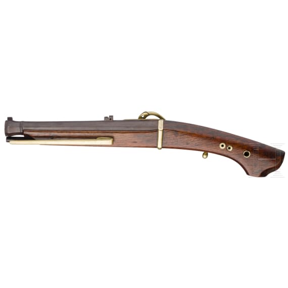 A Japanese matchlock pistol, Edo period