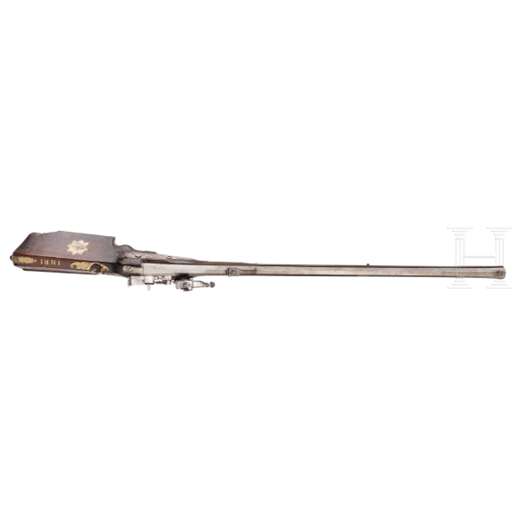 A German wheellock rifle, circa 1730