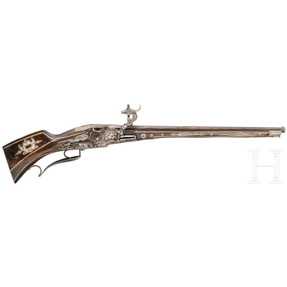 Radschlosskarabiner, Sammelanfertigung im Stil der Salzburger Trabantengarde um 1600