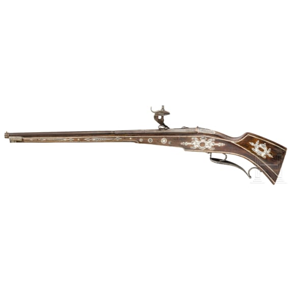 Radschlosskarabiner, Sammelanfertigung im Stil der Salzburger Trabantengarde um 1600