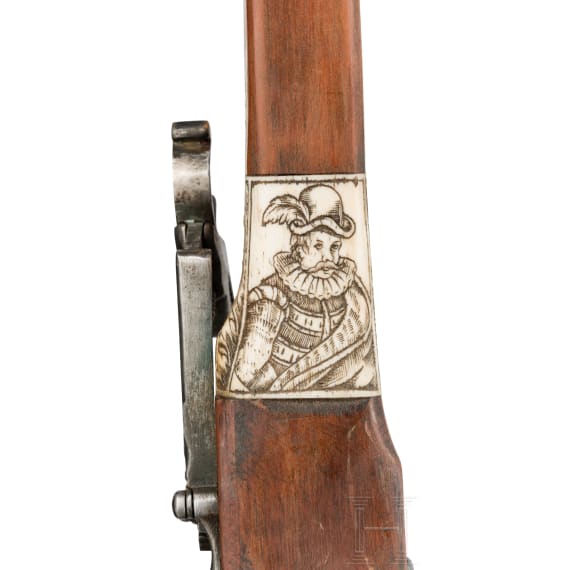 S&auml;chsische Radschlosspistole, Sammleranfertigung im Stil um 1610